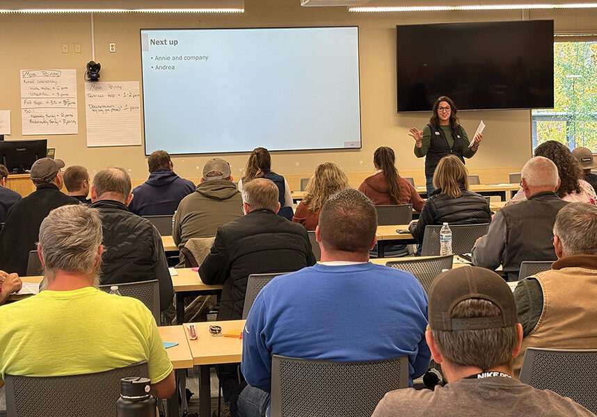 More than 40 growers attended a workshop in Walla Walla, Wash., to learn about pesticide mitigation for endangered species. The workshop was organized by the Washington Association of Wheat Growers, the Walla Walla Conservation District, and the Washington State Department of Agriculture.