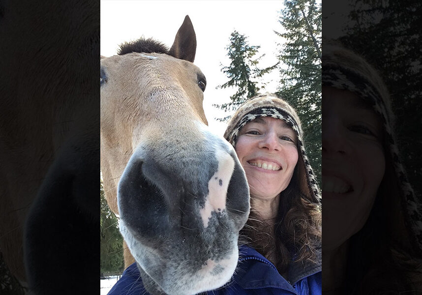 lady with horse